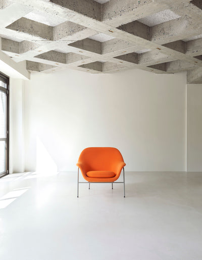 Křeslo Drape Lounge Low Steel