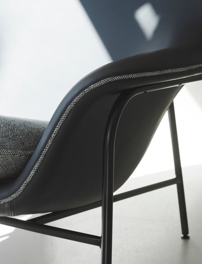 Křeslo Drape Lounge High Steel