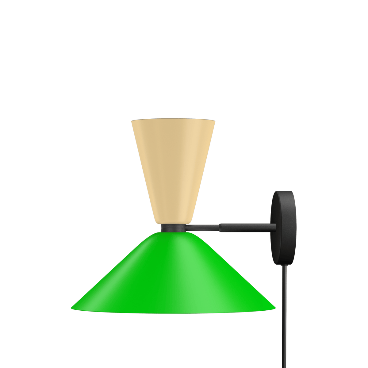Nástěnná lampa Alphabeta s kabelem