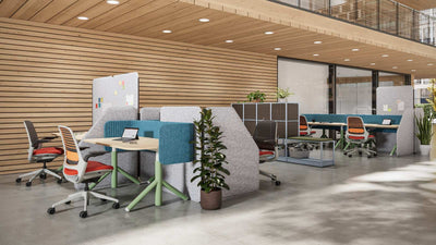 Steelcase Flex Tables v interiéru