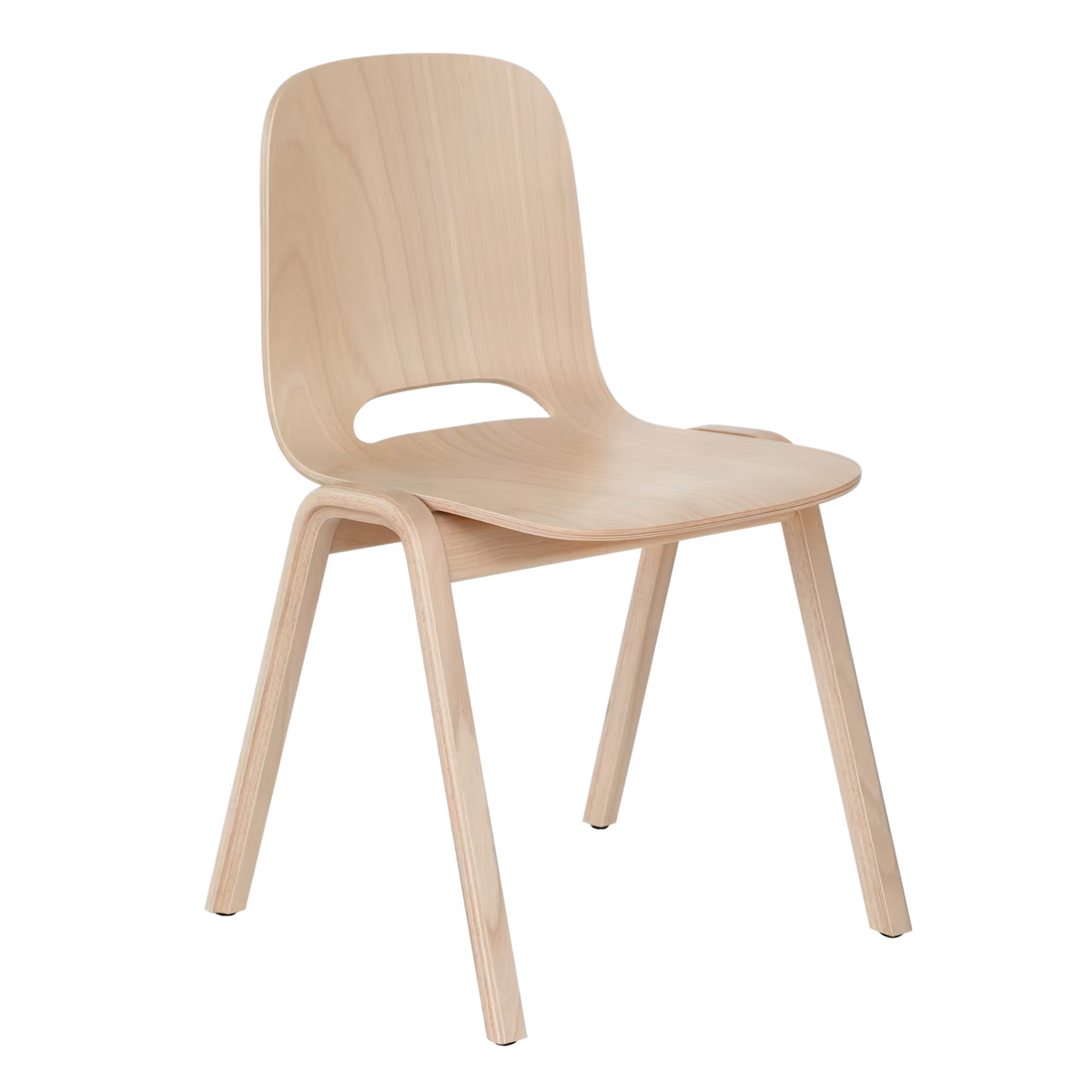Židle Touchwood, dřevěná podnož Beech