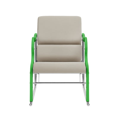 Křeslo Experiment 501 Green / Light Beige