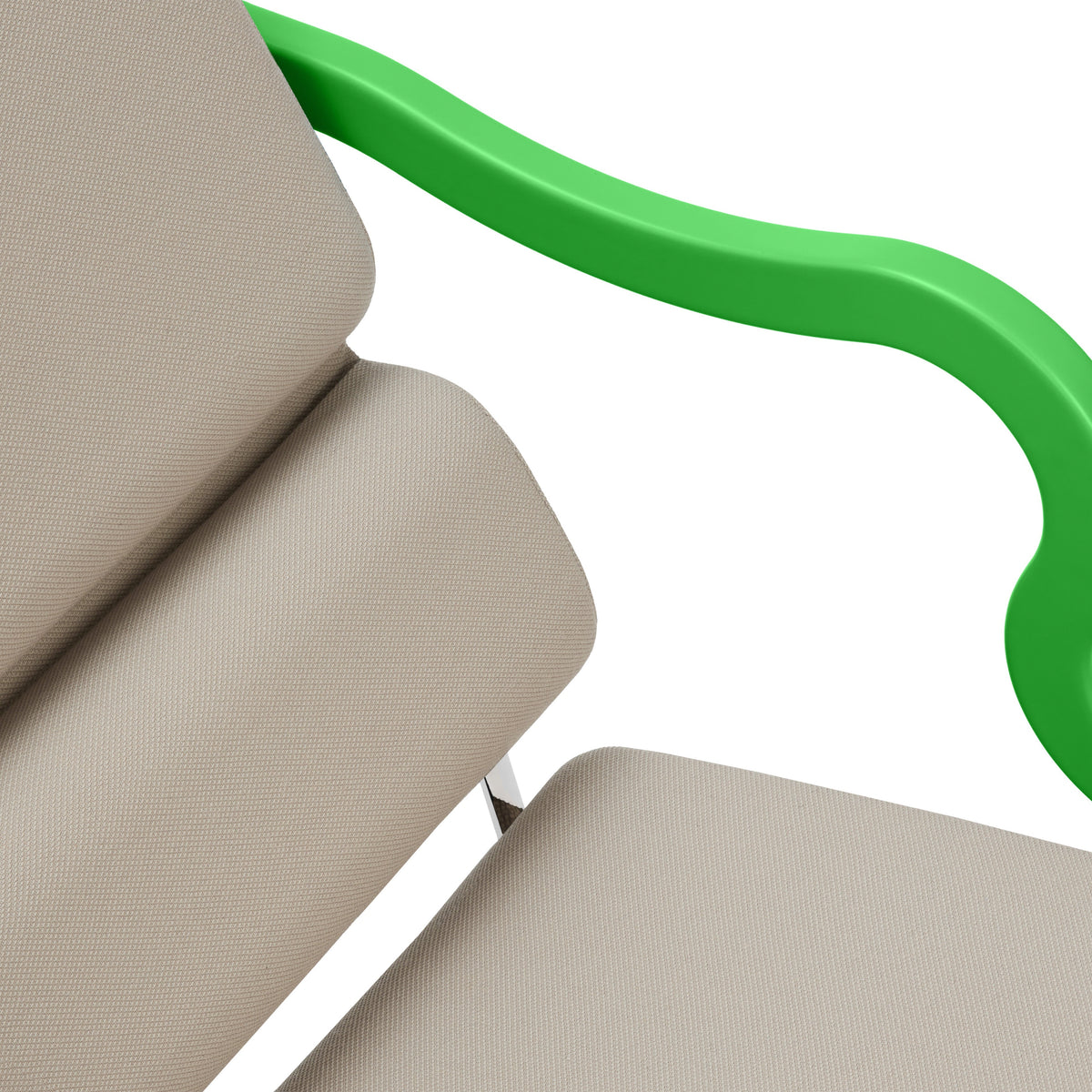 Křeslo Experiment 501 Green / Light Beige