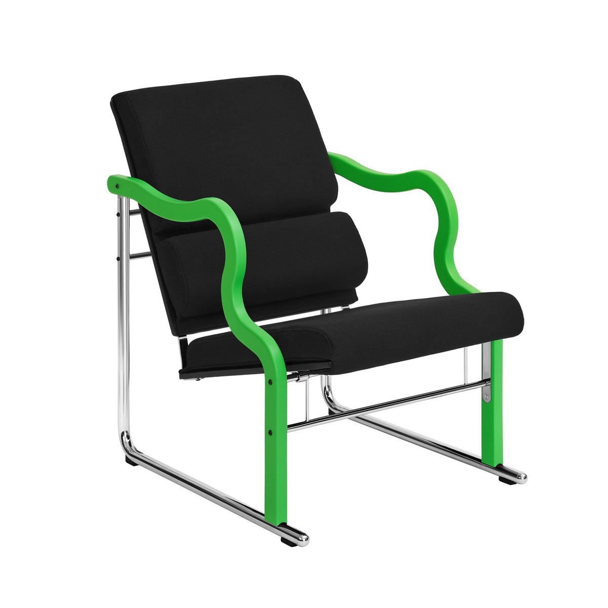 Křeslo Experiment 501, Green / Black