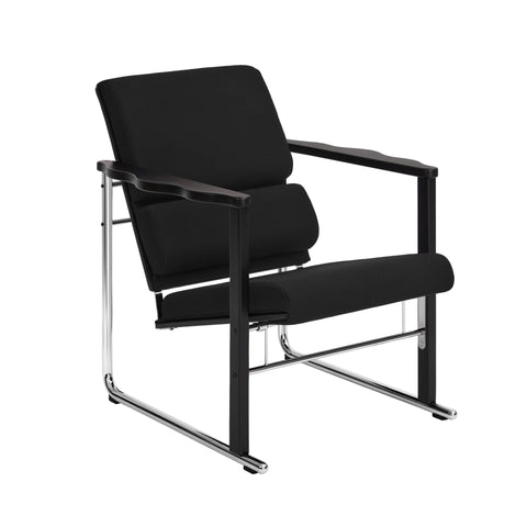 Křeslo Experiment 502, Black / Black Leather