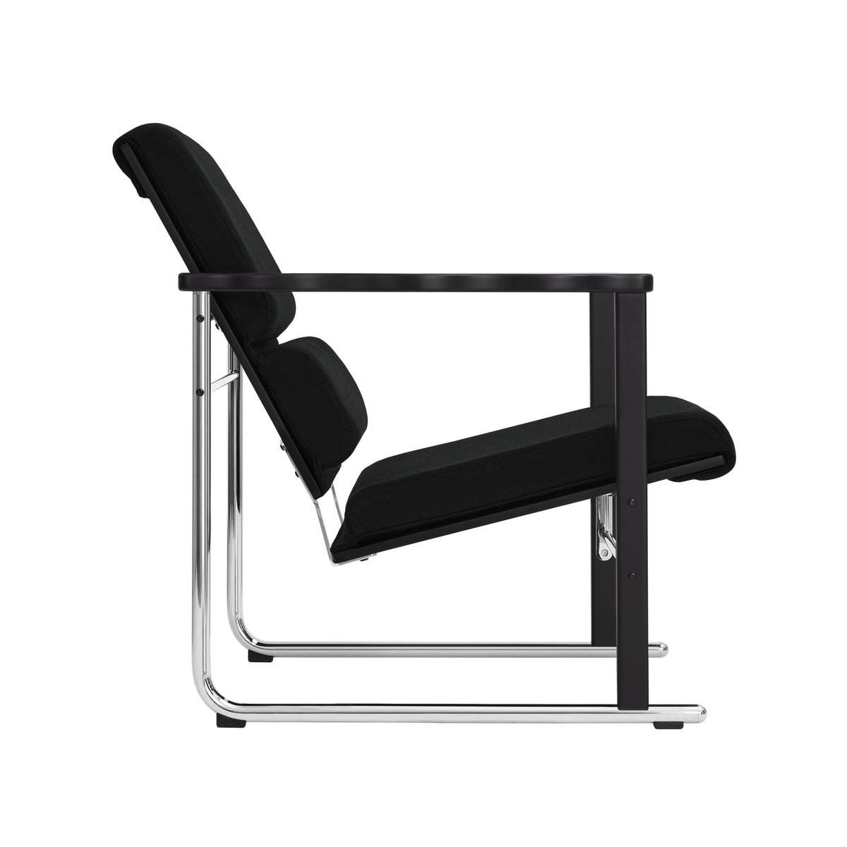 Křeslo Experiment 502, Black / Black Leather