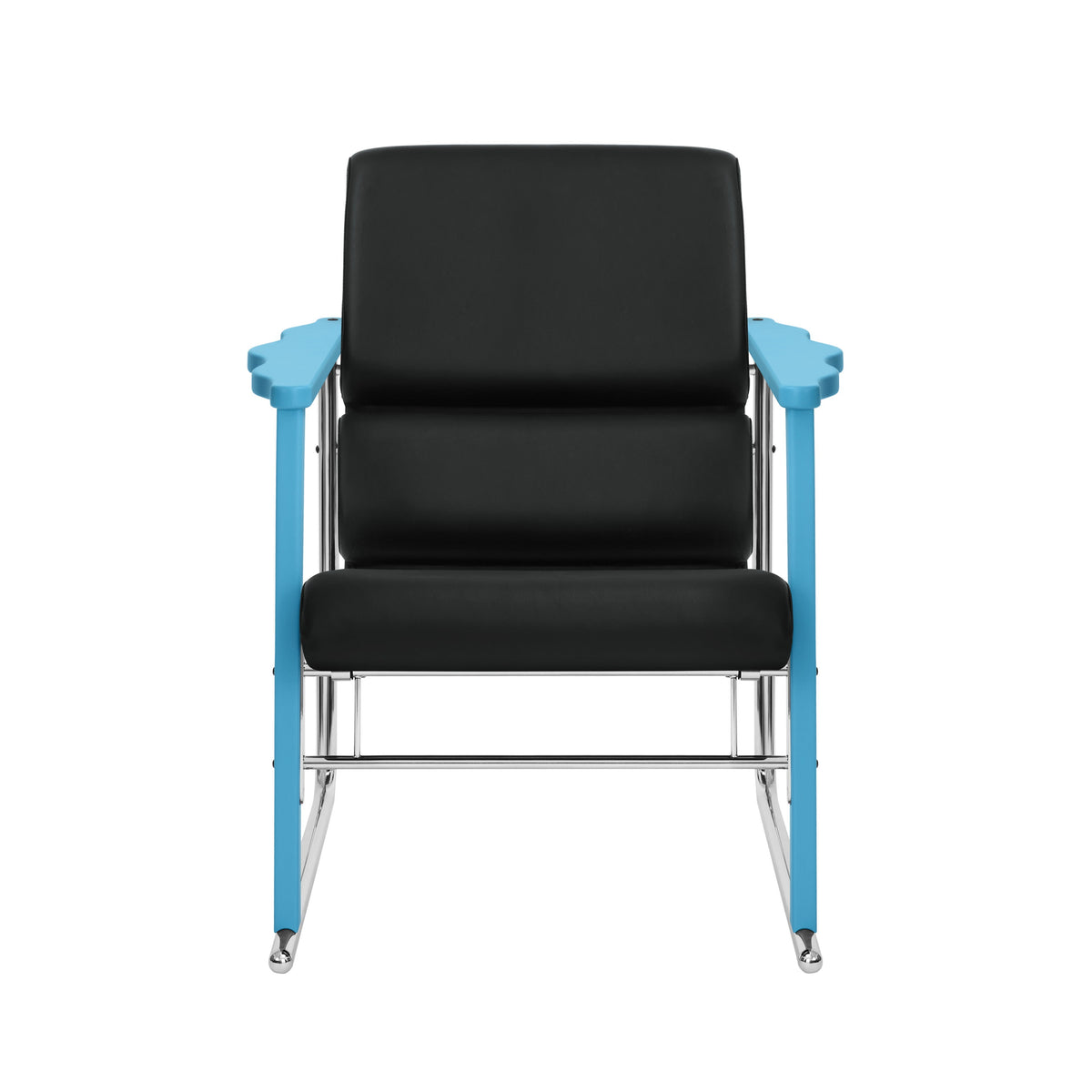 Křeslo  Experiment 502, Blue / Black Leather
