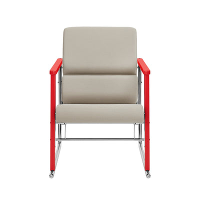 Křeslo Experiment 503, Red / Light Beige
