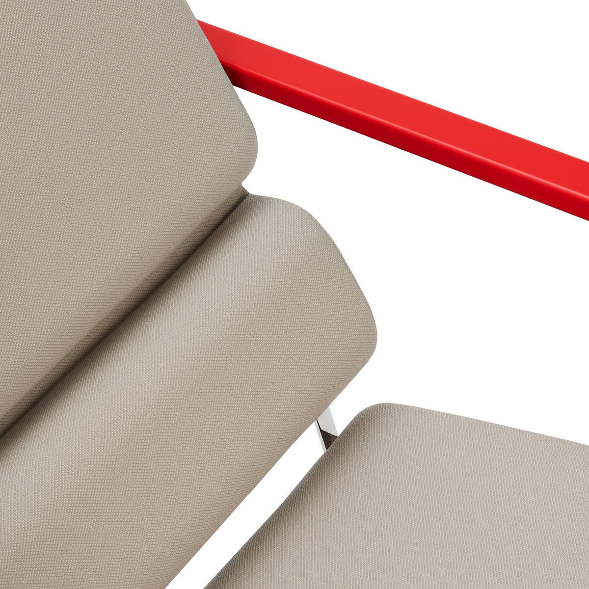 Křeslo Experiment 503, Red / Light Beige