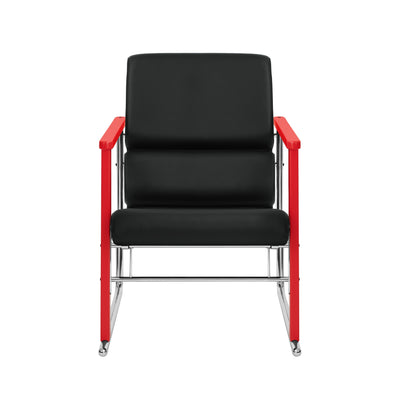 Křeslo Experiment 503, Red / Black Leather