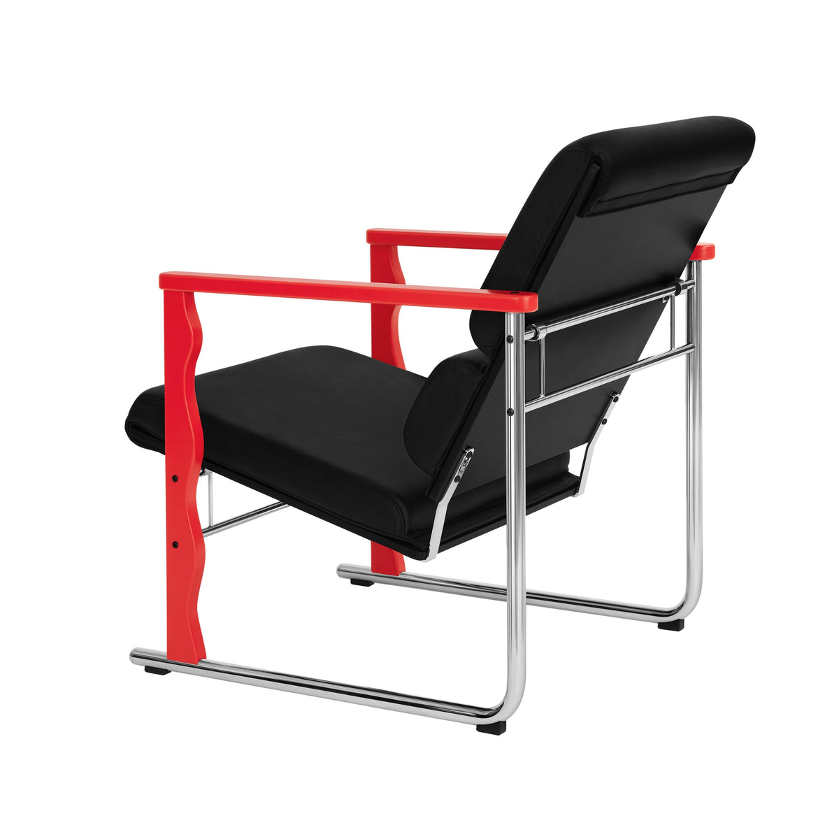 Křeslo Experiment 503, Red / Black Leather