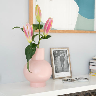Váza Strøm large, Coral Blush