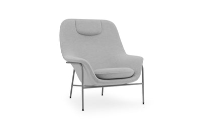 Křeslo Drape Lounge High Steel