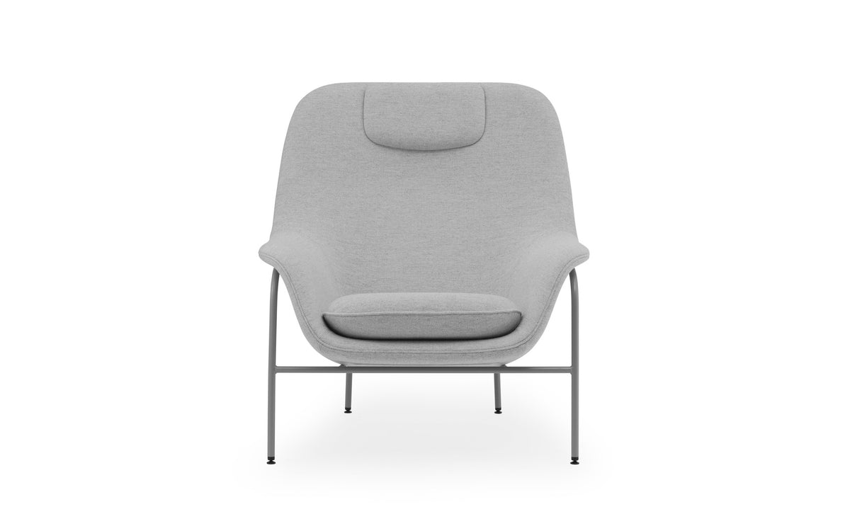 Křeslo Drape Lounge High Steel