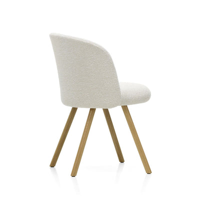 Židle Mikado Sidechair, dřevěná podnož