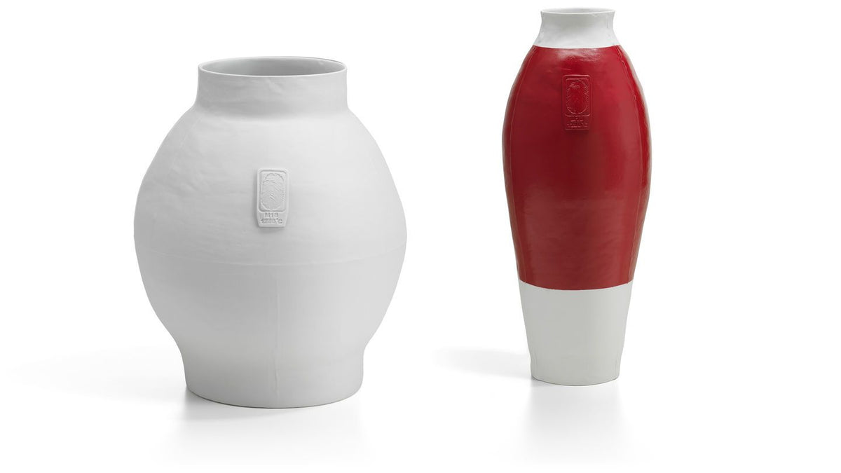 Váza Red White Vase