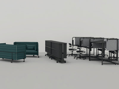 Dancing Station v provedení basic dark jako sideboard, studiové foto