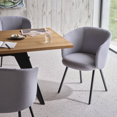 Židle Mikado Armchair, hliníková podnož