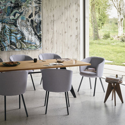Židle Mikado Armchair, hliníková podnož