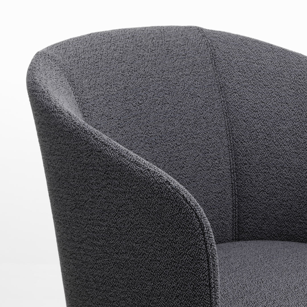 Židle Mikado Armchair, podnož s kolečky