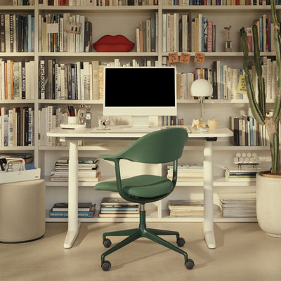 Židle Mynt upholstered, podnož s kolečky