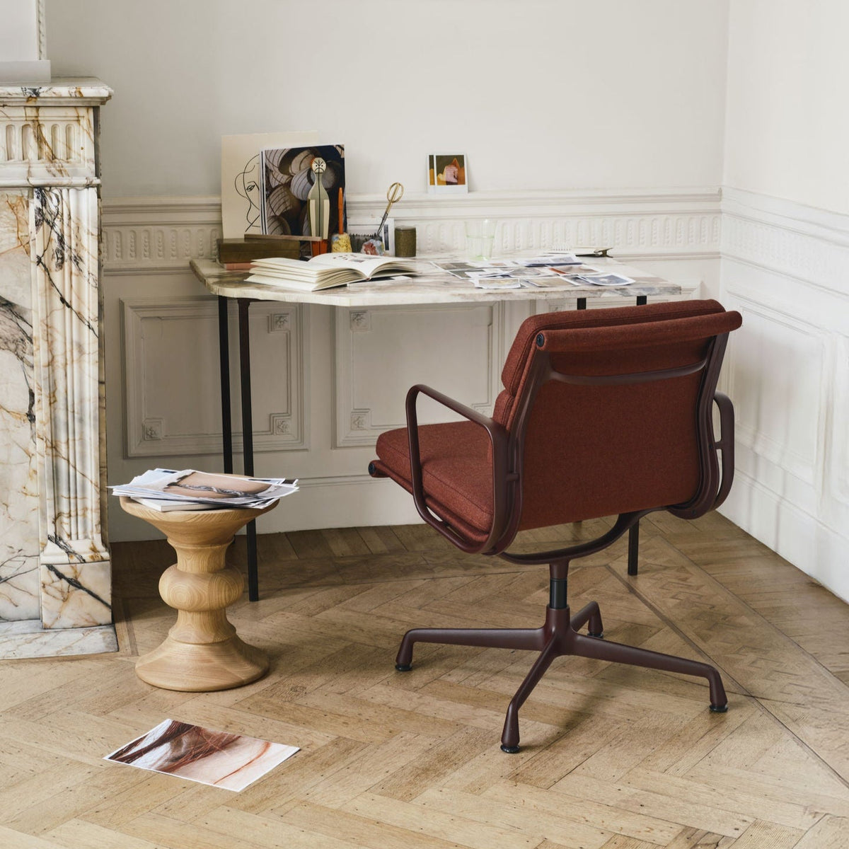 Odkládací stolička Stools, model B