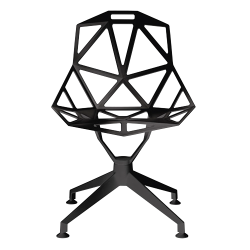Židle Chair One, otočná čtyřramenná podnož