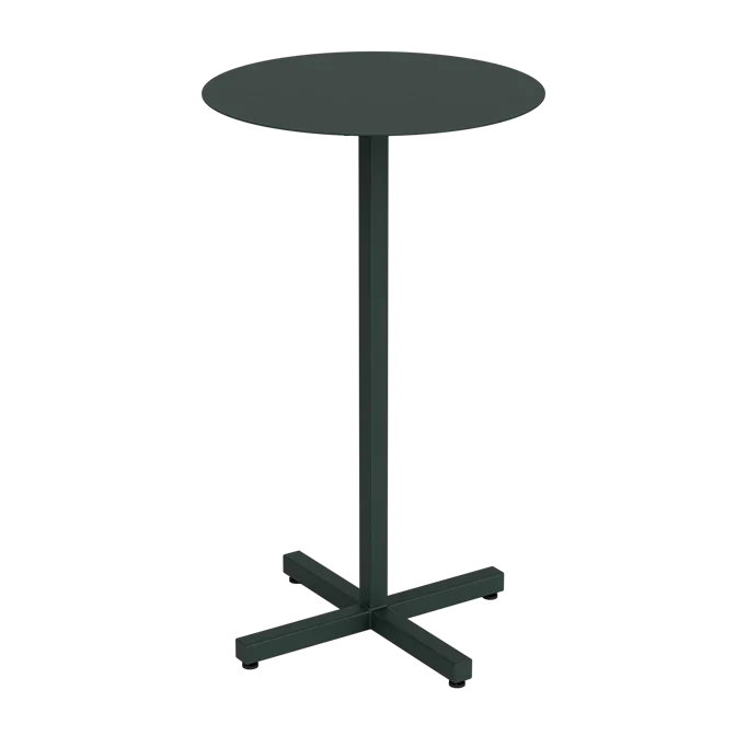 Stůl Chop Bar Round Black Green
