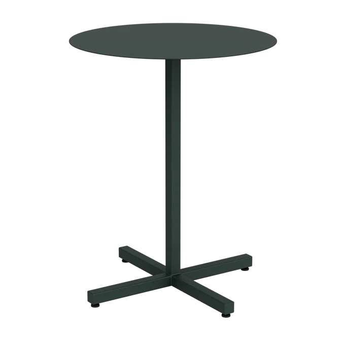 Stůl Chop Counter Round Black Green