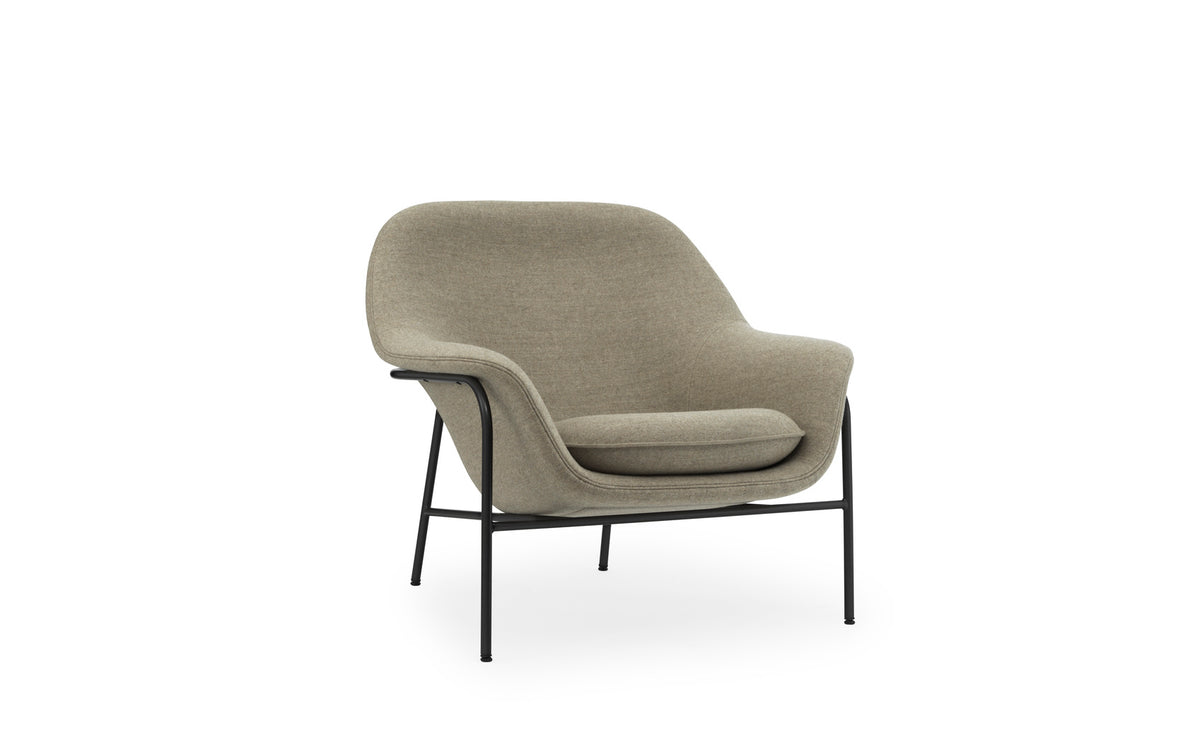 Křeslo Drape Lounge Low Steel