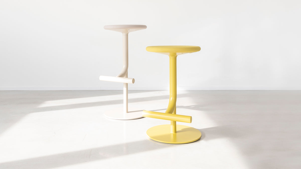 Tibu Stool, adjustable in height