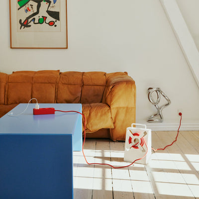 Organizér kabelů Cable Stand - Fire  Red