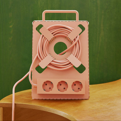 Organizér kabelů Cable Stand - Dusty Rose