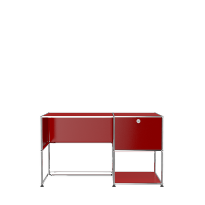 USM Haller custom desk unit A1 - Ruby Red