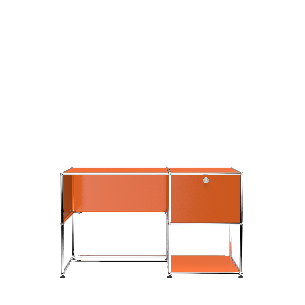 USM Haller custom desk unit A1 - Pure Orange