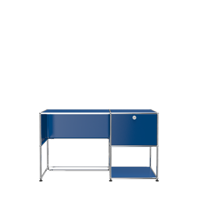 USM Haller custom desk unit A1 - Gentian Blue