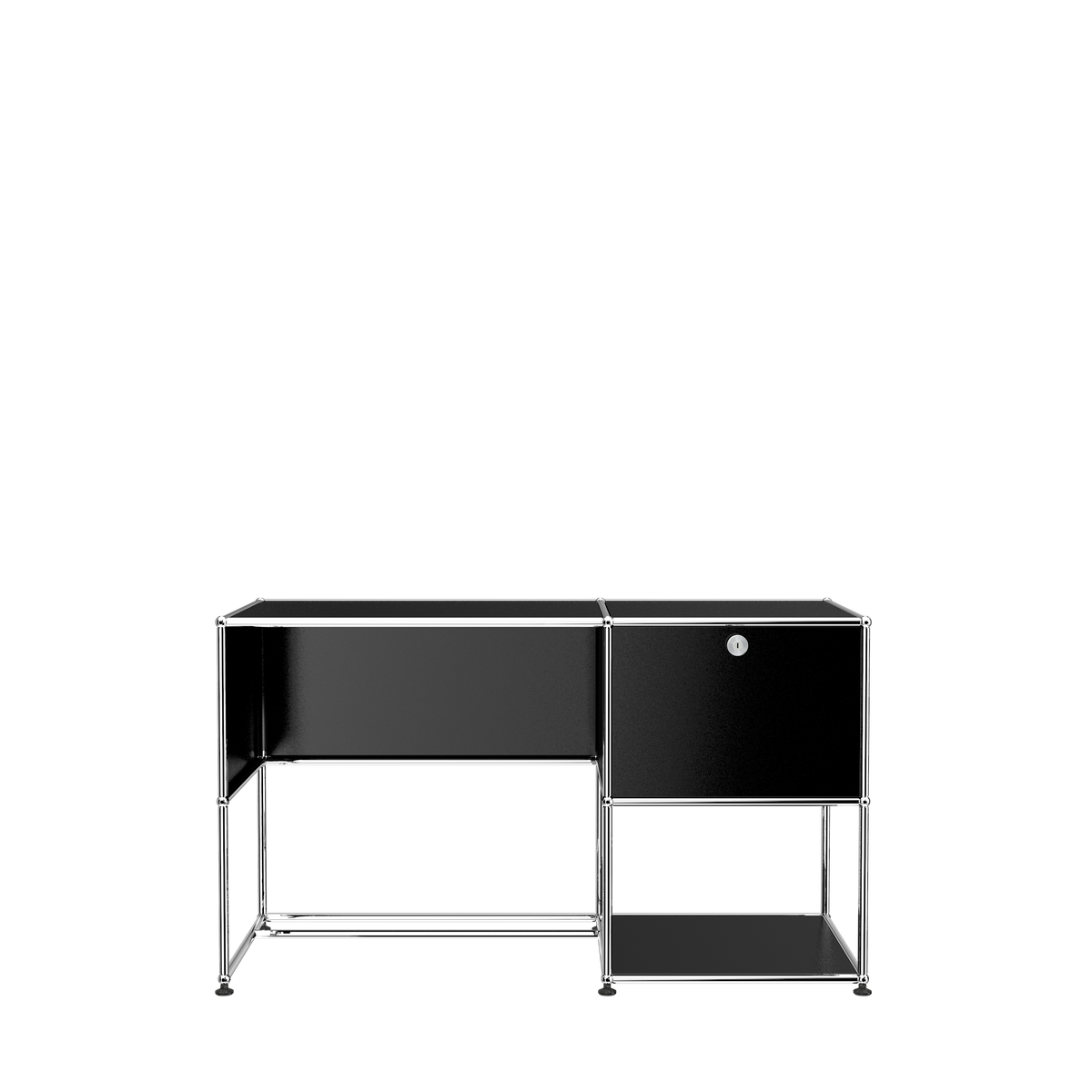 USM Haller custom desk unit A1 - Graphite Black