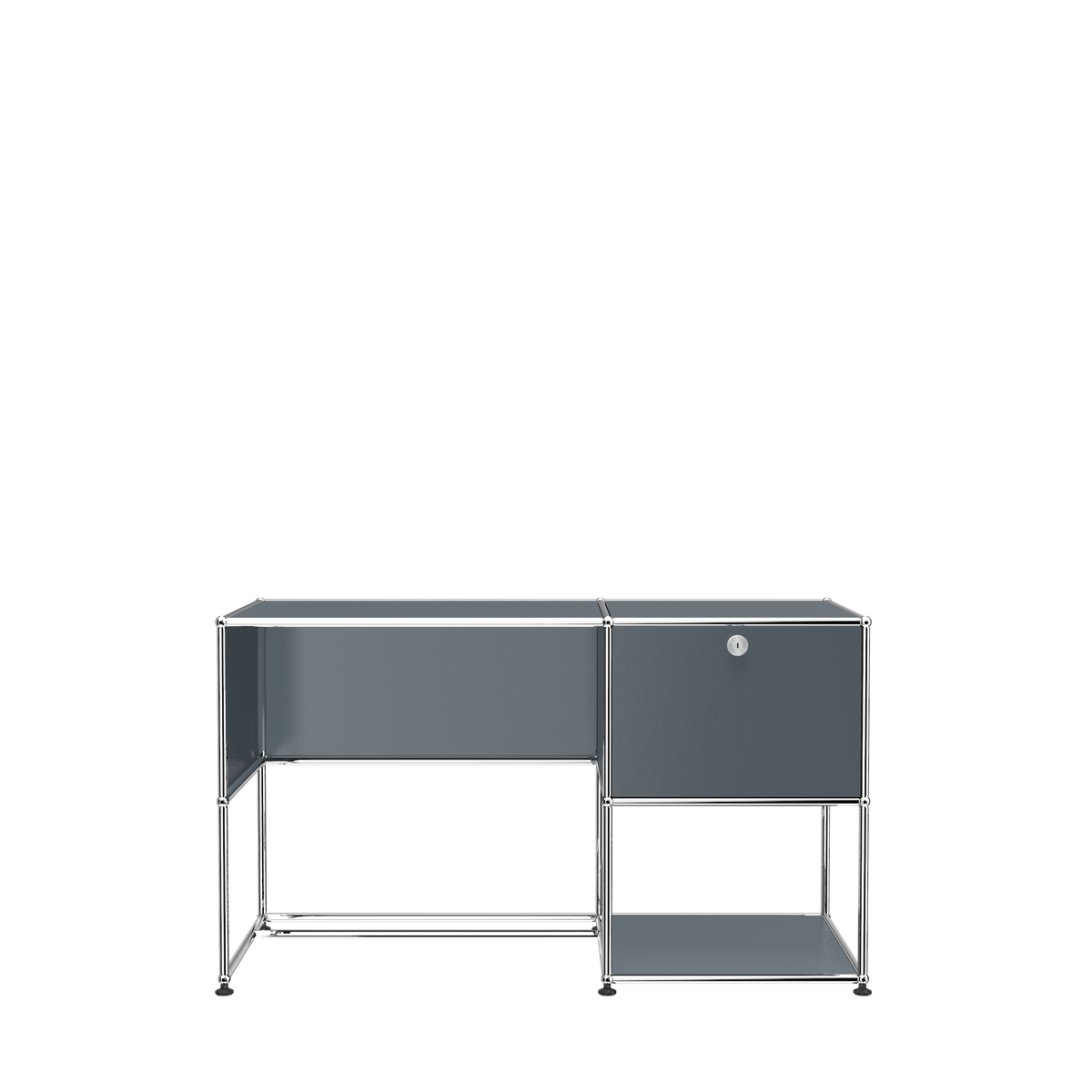 USM Haller custom desk unit A1 - Mid-Gray