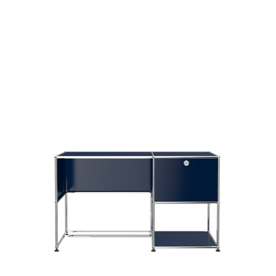 USM Haller custom desk unit A1 - Steel Blue