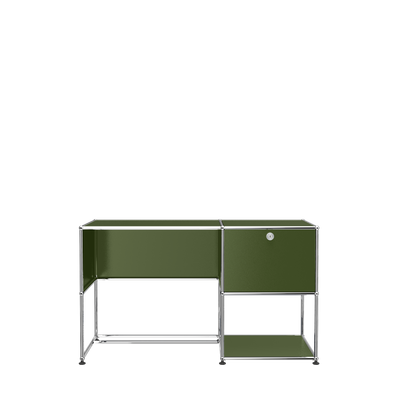 USM Haller custom desk unit A1 - Olive Green