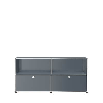 USM Haller credenza C2A - Mid-Gray