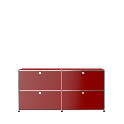 USM Haller credenza E2 - Ruby Red