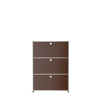 USM Haller file pedestal M - Brown (reference swatch photo)