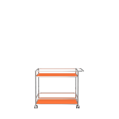 USM Haller serving cart L18 in Pure Orange