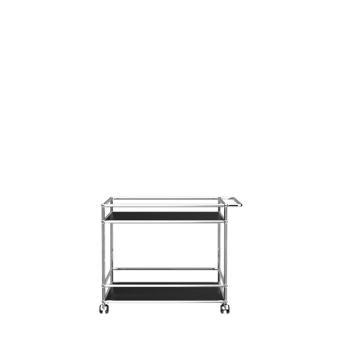 USM Haller serving cart L18 in Graphite Black
