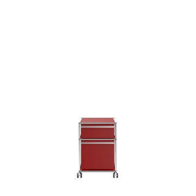 USM Haller file pedestal M - Ruby Red