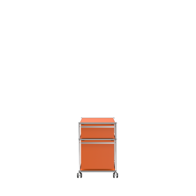 USM Haller file pedestal M - Pure Orange