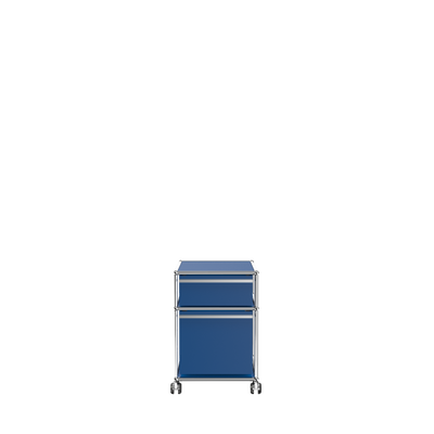 USM Haller file pedestal M - Gentian Blue