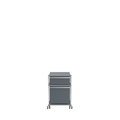 USM Haller file pedestal M - Mid-Gray