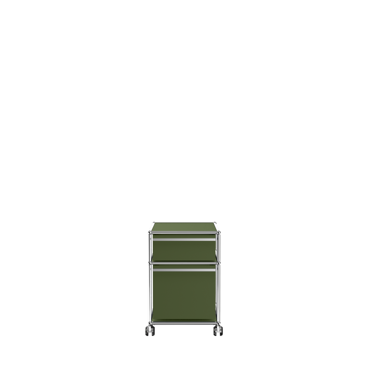 USM Haller file pedestal M - Olive Green